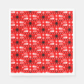 Serviette En Papier Décor camping Caravan (Devant)