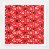 Serviette En Papier Décor camping Caravan (Devant)