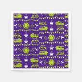 Serviette En Papier Décor camping Caravan (Devant)