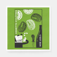 Décor de cuisine de campagne pour huîtres