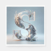 Serviette En Papier Décor de fête élégant (Devant)