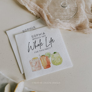 Serviette En Papier Décor de la fête de la retraite