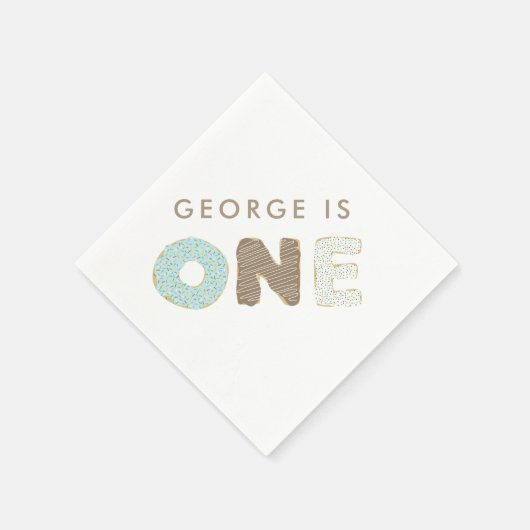 Serviette En Papier Décor de la fête des beignes (Coin)