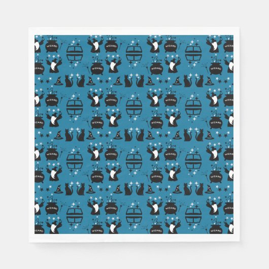 Serviette En Papier Décor de la maison Magic Wizard (Devant)