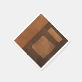 Serviette En Papier Décor de Leather (Coin)