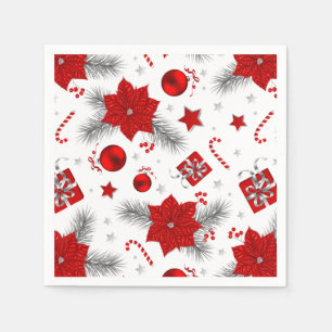 Serviette En Papier Décor de Noël motif
