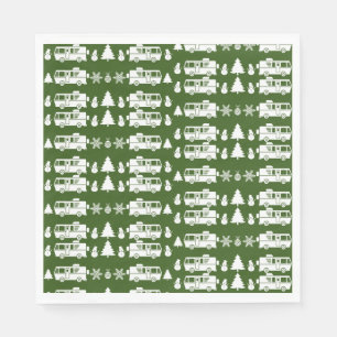 Serviette En Papier Décor de Noël RV Motorhome