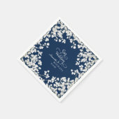 Serviette En Papier Décor De Réception Mariage Bébés Respirer Wreath F (Coin)