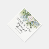 Serviette En Papier Décor de table de répétition élégant et poussiéreu (Coin)