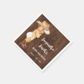 Serviette En Papier Décor du Little Cowboy Western Baby shower Party (Coin)