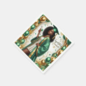 Serviette En Papier Décor - Émeraude (Coin)