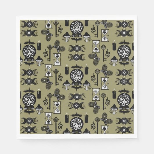 Serviette En Papier Décor esthétique (Devant)