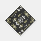 Serviette En Papier Décor esthétique (Coin)