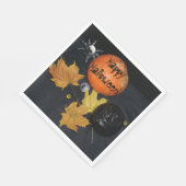 Serviette En Papier Décor Halloween (Coin)