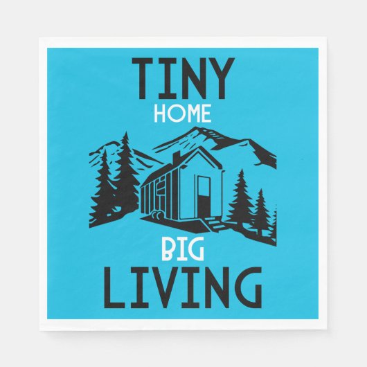 Serviette En Papier Décor Maison Minuscule (Devant)