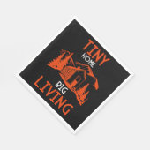 Serviette En Papier Décor Maison Minuscule (Coin)