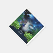 Serviette En Papier Décor Mariage de galaxie spatiale (Coin)