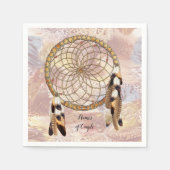 Serviette En Papier Décor Mariage Dream Catcher (Devant)