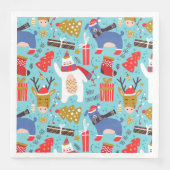 Serviette En Papier Décoration de Noël (Devant)