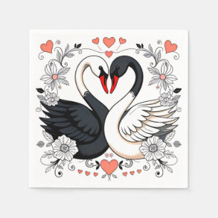 Serviette En Papier Décoration de table de mariage de luxe avec des cy