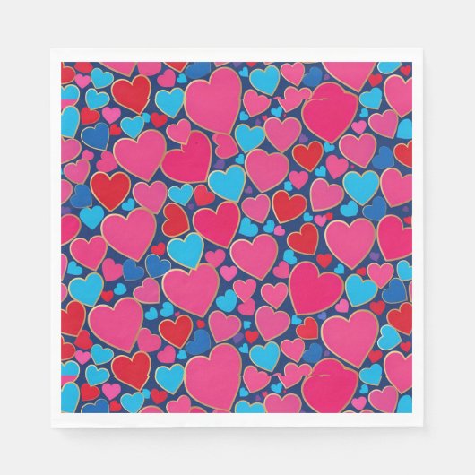 Serviette En Papier Décoration Élégante et Romantique pour Mariages et (Devant)