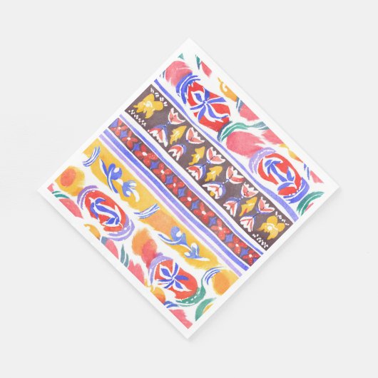 Serviette En Papier décoration traditionnelle roumaine (Coin)