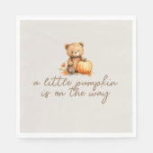 Serviette En Papier Décorations de Baby shower d'Halloween : serviette (Devant)