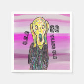 Serviette En Papier Décorations de fête du 50e anniversaire (Devant)