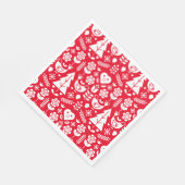 Serviette En Papier Décorations de Noël scandinave nordique (Coin)