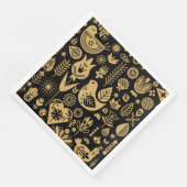 Serviette En Papier Décorations de Noël scandinave nordique (Coin)