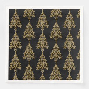 Serviette En Papier Décorations de sapin de Noël nordiques scandinaves