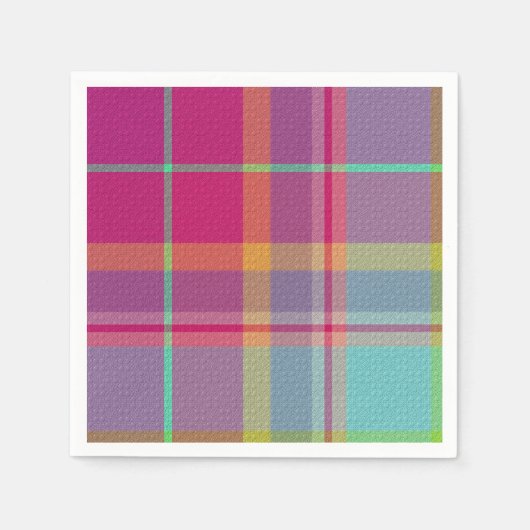 Serviette En Papier  Decorative Plaid (Devant)