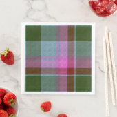 Serviette En Papier  Decorative Plaid (En situation)