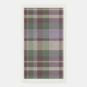 Serviette En Papier  Decorative Plaid  (Devant)