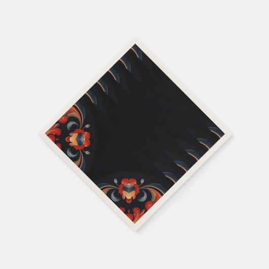 Serviette En Papier Découpage (Coin)