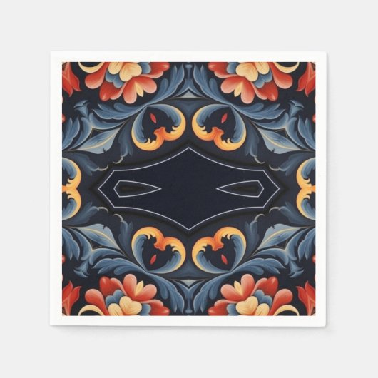 Serviette En Papier Découpage 16 (Devant)