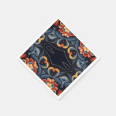 Serviette En Papier Découpage 16 (Coin)