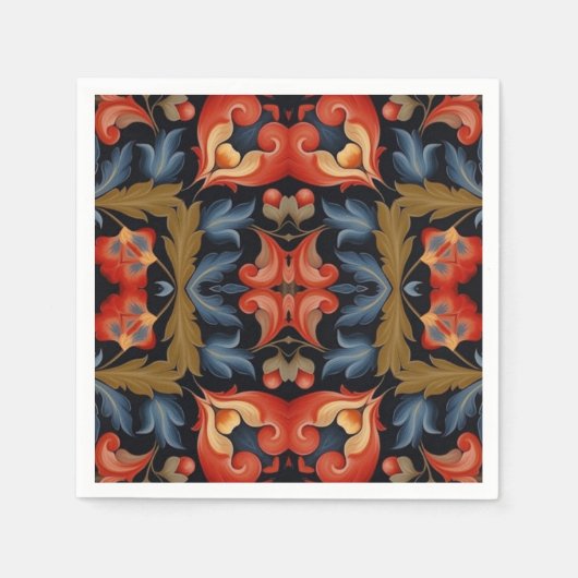 Serviette En Papier Découpage 20 (Devant)
