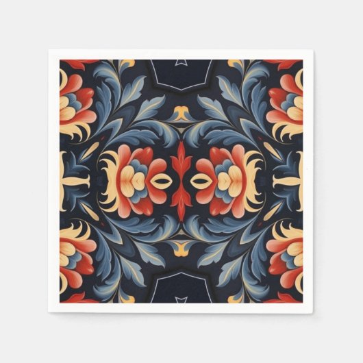 Serviette En Papier Découpage 28 (Devant)