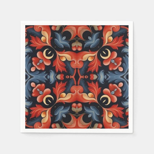 Serviette En Papier Découpage 32 (Devant)