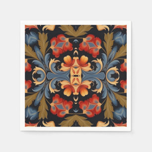 Serviette En Papier Découpage 43 Art populaire inspiré