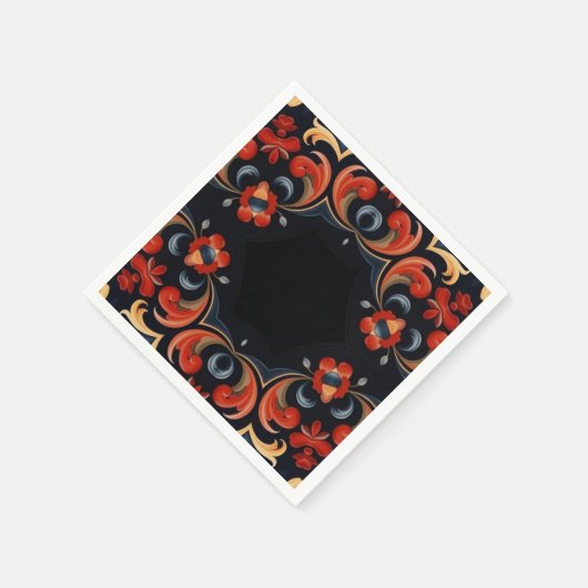 Serviette En Papier Découpage 5 (Coin)