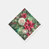 Serviette En Papier Découpage À feuillage persistant Whimsical Winter (Coin)