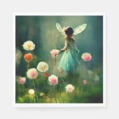 Serviette En Papier découpage du jardin de fées (Devant)