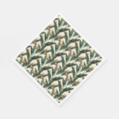 Serviette En Papier Découpage Motif botanique Oiseau du Paradis (Coin)
