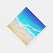 Serviette En Papier Découpage plage (Coin)