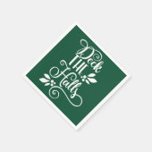 Serviette En Papier découvrez les halls Typographie (Coin)