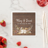 Serviette En Papier Deer Antlers (En situation)