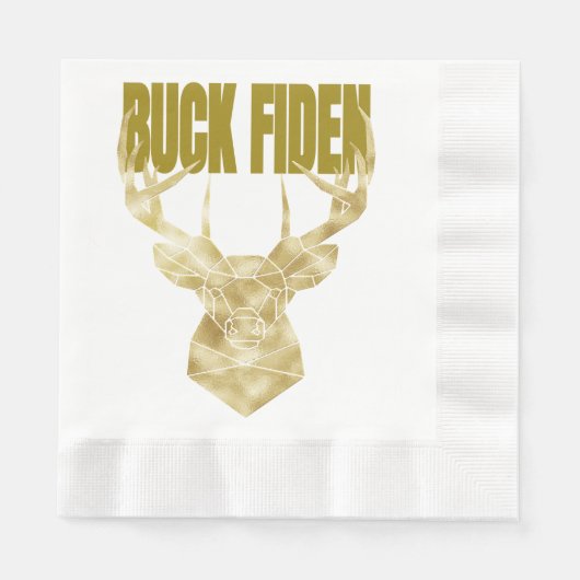 Serviette En Papier Deer Hunter Buck Fiden Politique Anti-BIden Wall H (Devant)