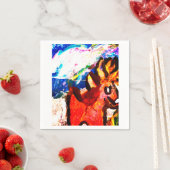 Serviette En Papier Deer in winter (En situation)
